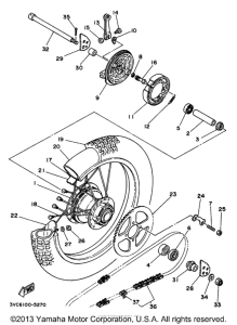 RT180J Переднее колесо