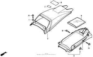 NX250 Задний бампер
