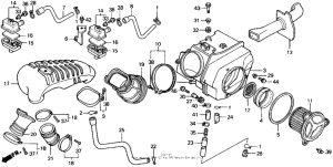 XL600V Воздушный фильтр
