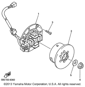 YZ400FL Генератор