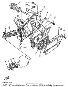 TW200U Воздушный фильтр