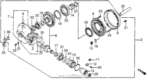 GL1200I Редуктор