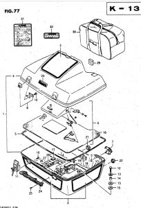 GV1400 Coffre  bagages inferieur