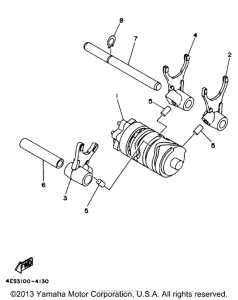YZ80K1 Копирный вал