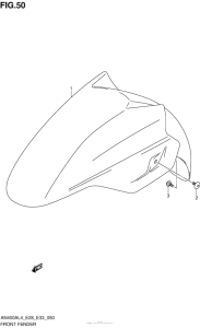 AN400Z (ABS) Front Fender (An400Al4 E33)