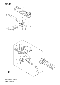 GSX-R1000 Рулевой рычаг