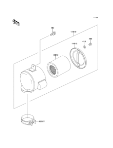 KE100 Воздушный фильтр
