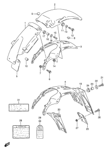 TS50 Заднее крыло