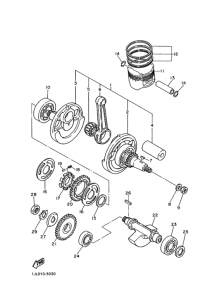SRX400 ｸﾗﾝｸｼﾔﾌﾄ. ﾋﾟｽﾄﾝ