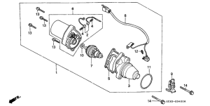 NH50 Стартерный мотор