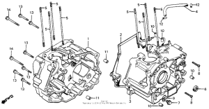 CM200 Картер двигателя