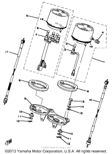 DT400E Speedometer tachometer