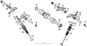 CJ360 Распределительный вал и клапана