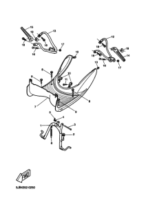 YH50 Support & repose pied