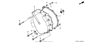 GL1800 Кожух сцепления