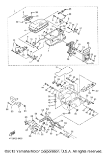 XVZ1300LTM Боковые кофры