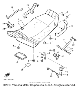 XJ650LK Сиденье