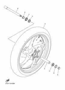 XVS1300CU Transom + tube