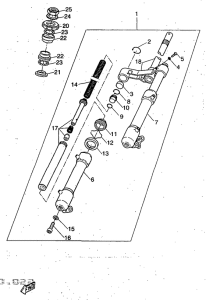 YQ50R Передняя вилка