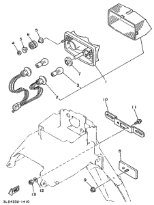 XTZ750 (51KW) Фонарь