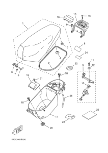CW50RS Сиденье