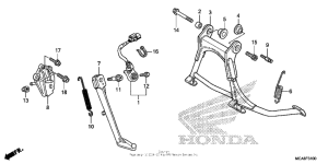 GL1800 (ABS) Подножка