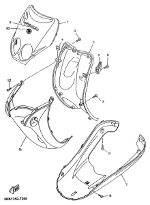 YN50R Ветровое стекло