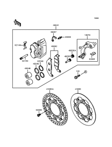  Передний тормоз
