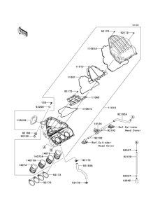 KLZ1000 Воздушный фильтр