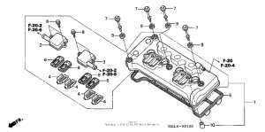  Крышка головки цилиндров