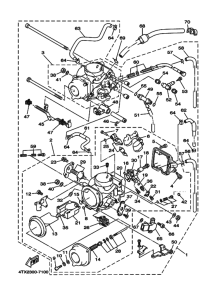 TDM850 Carburetor assy