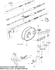  Cables / number plate