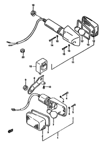 DR650 Поворотники