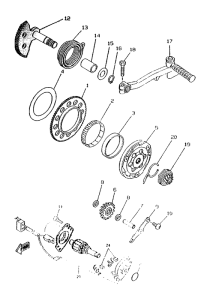 CW50RS Стартер