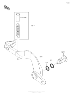  Педаль тормоза