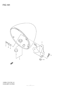 VZ800 Фара головного света