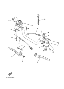 SR250 Interruptor. manetas