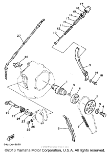 BW200N Camshaft - chain