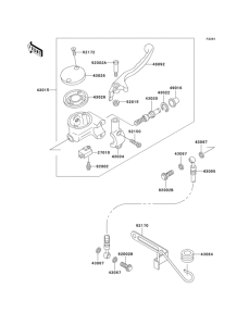VN800 Главный тормозной цилиндр