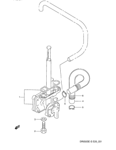 DR650 Топливный кран