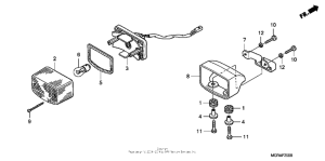 VT750DCA A Фонарь