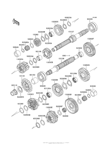 ZX1000 Трансмиссия
