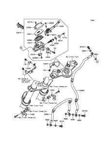 EX650 Главный тормозной цилиндр