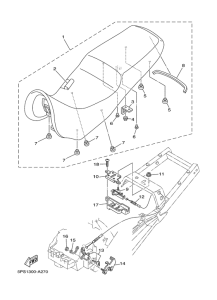 TDM900A Сиденье