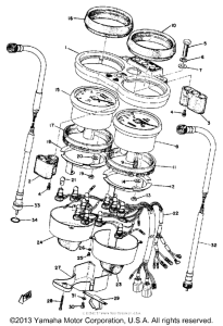 TX750A Спидометр-тахометр
