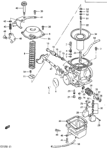 CS125 Carburetor assy