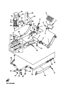 XVZ13TFS Задний тормозной цилиндр
