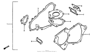 CR125R Gasket kit 83