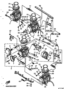 YZF600R YZF600RH Карбюратор