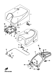 FJR1300A Сиденье